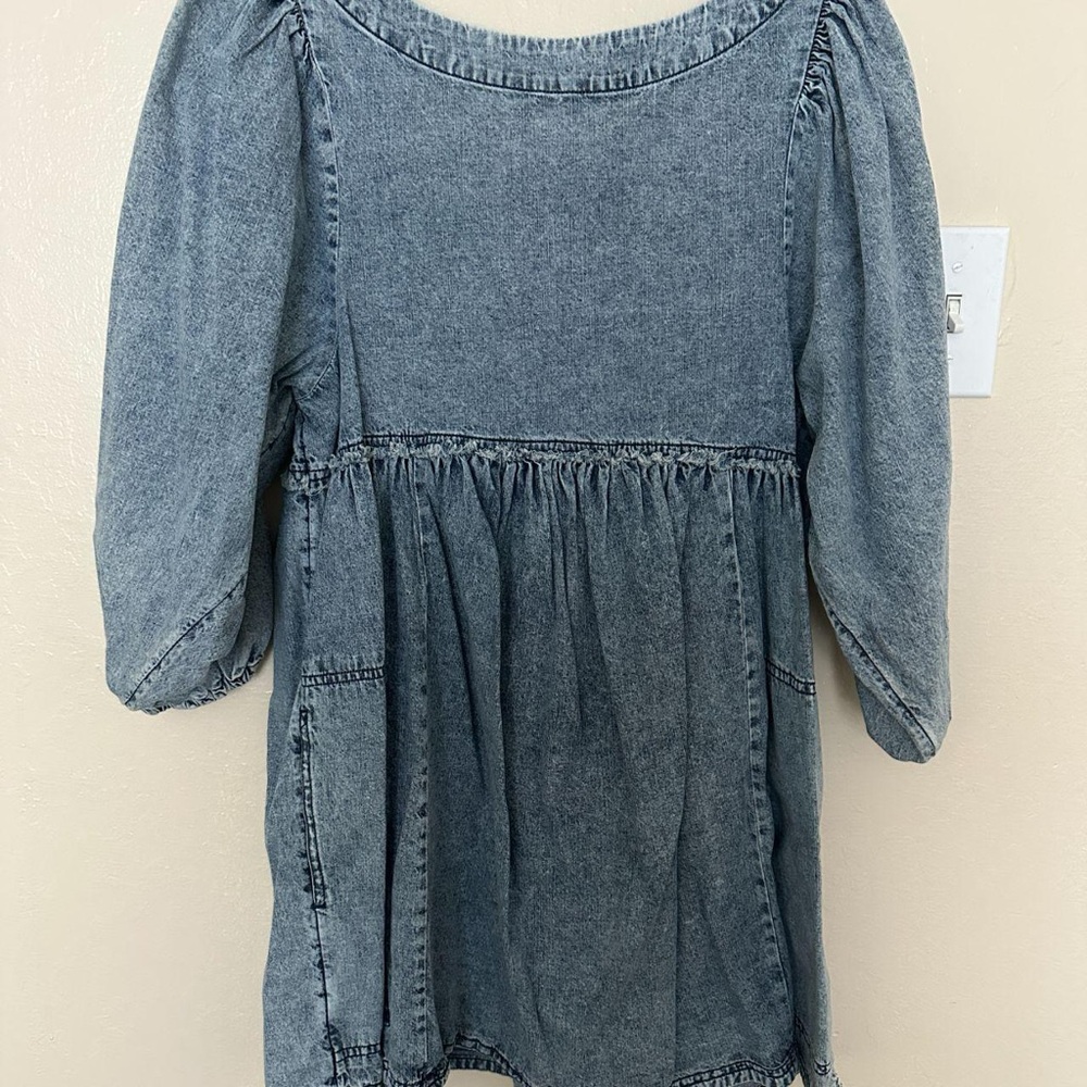 Free people Get Obsessed Denim Mini dress